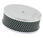 Air cleaner perforated chrome Ø140 mm, height 65 mm (each)